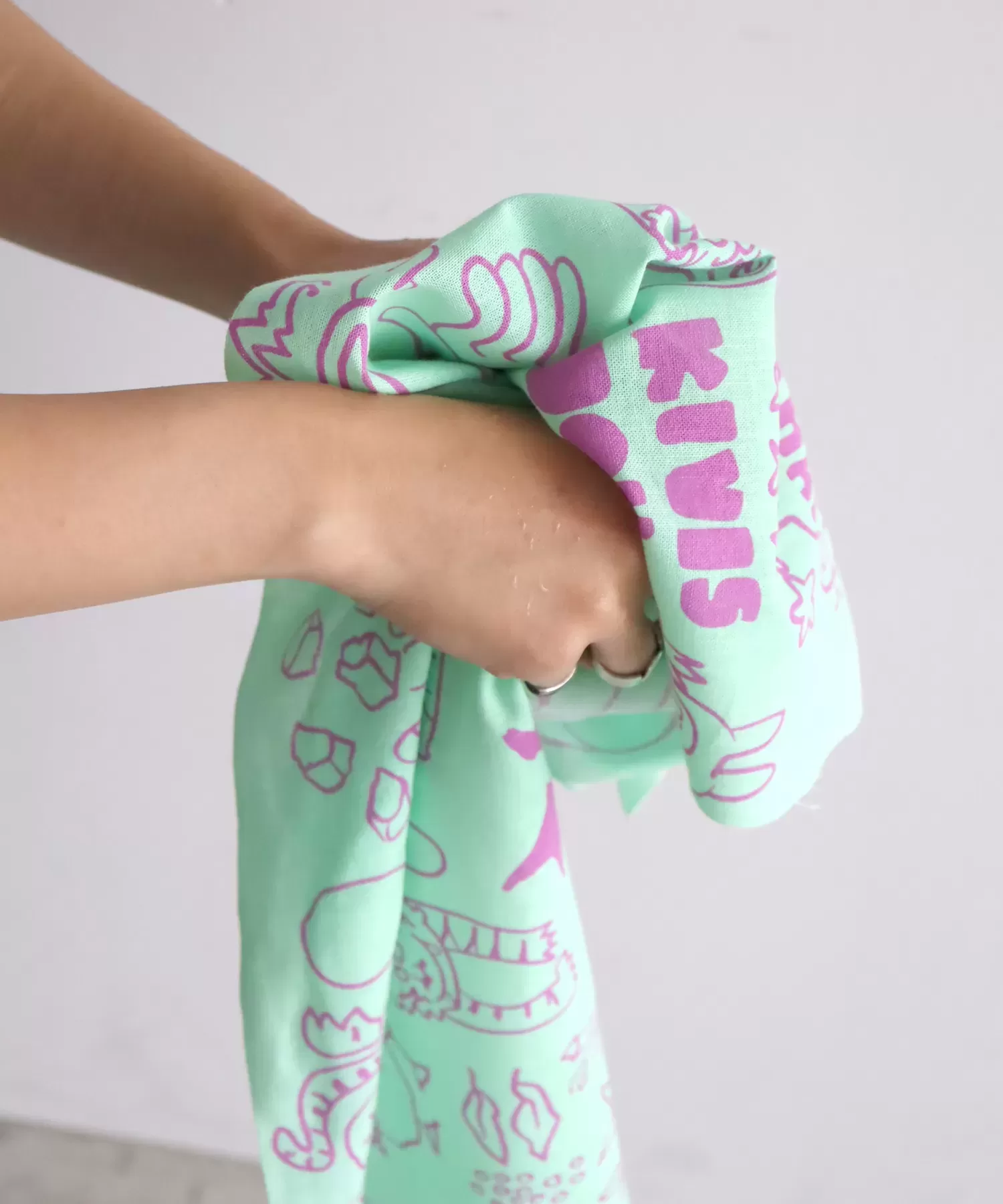 プリント　手ぬぐい